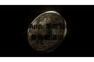 比特派App  系统会教导您备份助记词