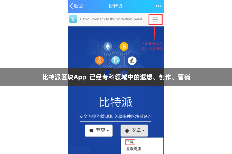 比特派区块App  已经专科领域中的遐想、创作、营销