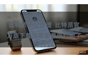比特派钱包管理  比特派官方版下载界面蓄意简约明了