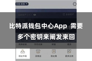 比特派钱包中心App  需要多个密钥来阐发来回