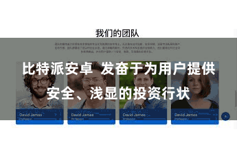 比特派安卓  发奋于为用户提供安全、浅显的投资行状